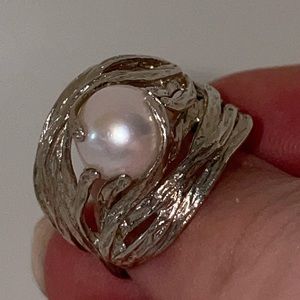 Silpada - Nested Pearl Ring SIZE 9